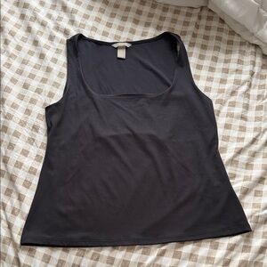 H&M Black Scoop Neck Tank Top